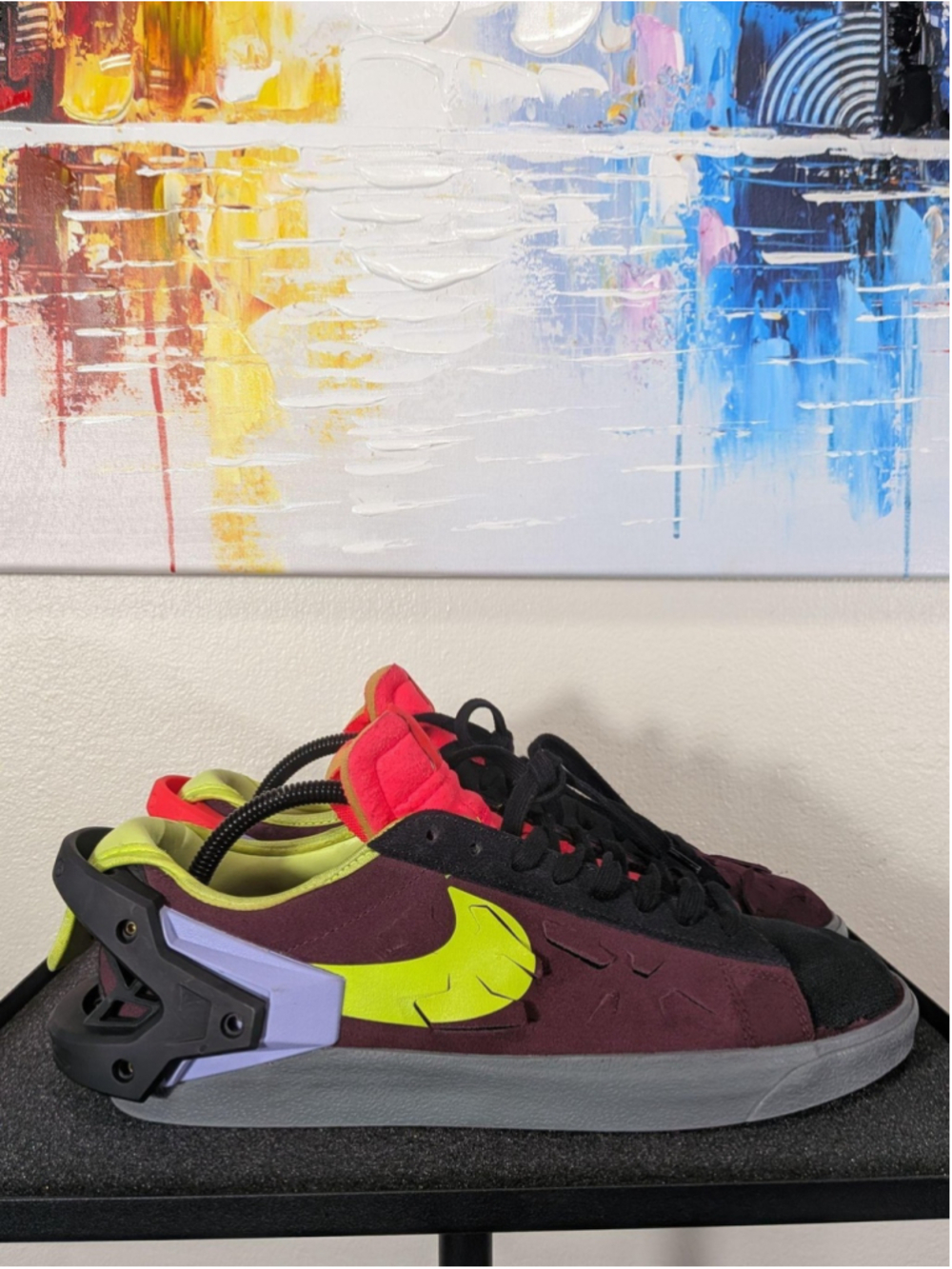 Nike Blazer Low X Acronym Shoes Mens Size 9.5 Multicolor Sneakers DN2067-600 - Picture 5 of 11
